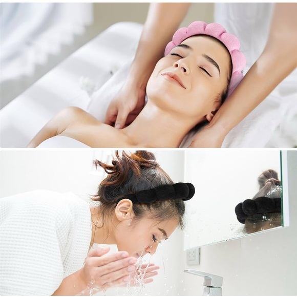 ZTOMINE SET OF 2 SKINCARE HEADBANDS - Picture 4 of 11
